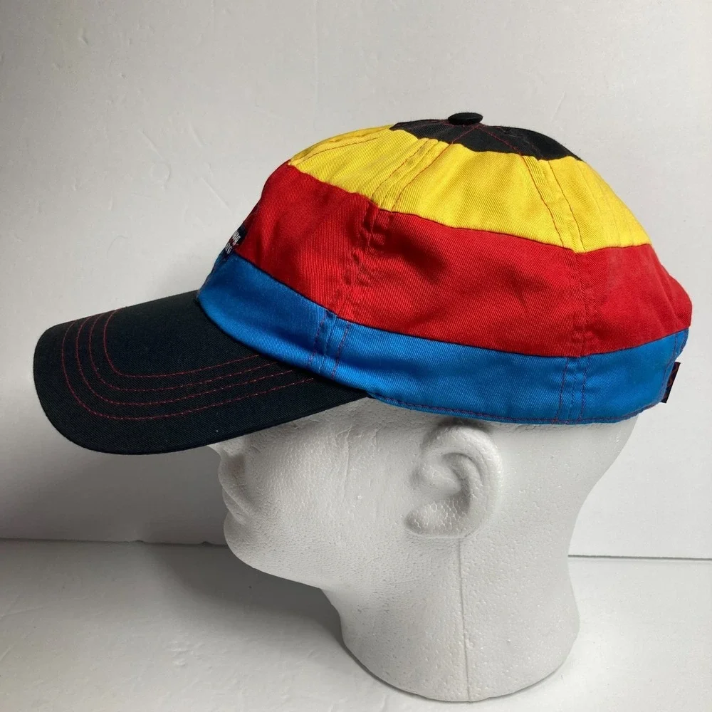 Rowing Blazers New York Hat Cap Adult Blue Red Yellow Rugby Adjustable  FLAW